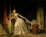 Jean-Honore Fragonard The Stolen Kiss oil